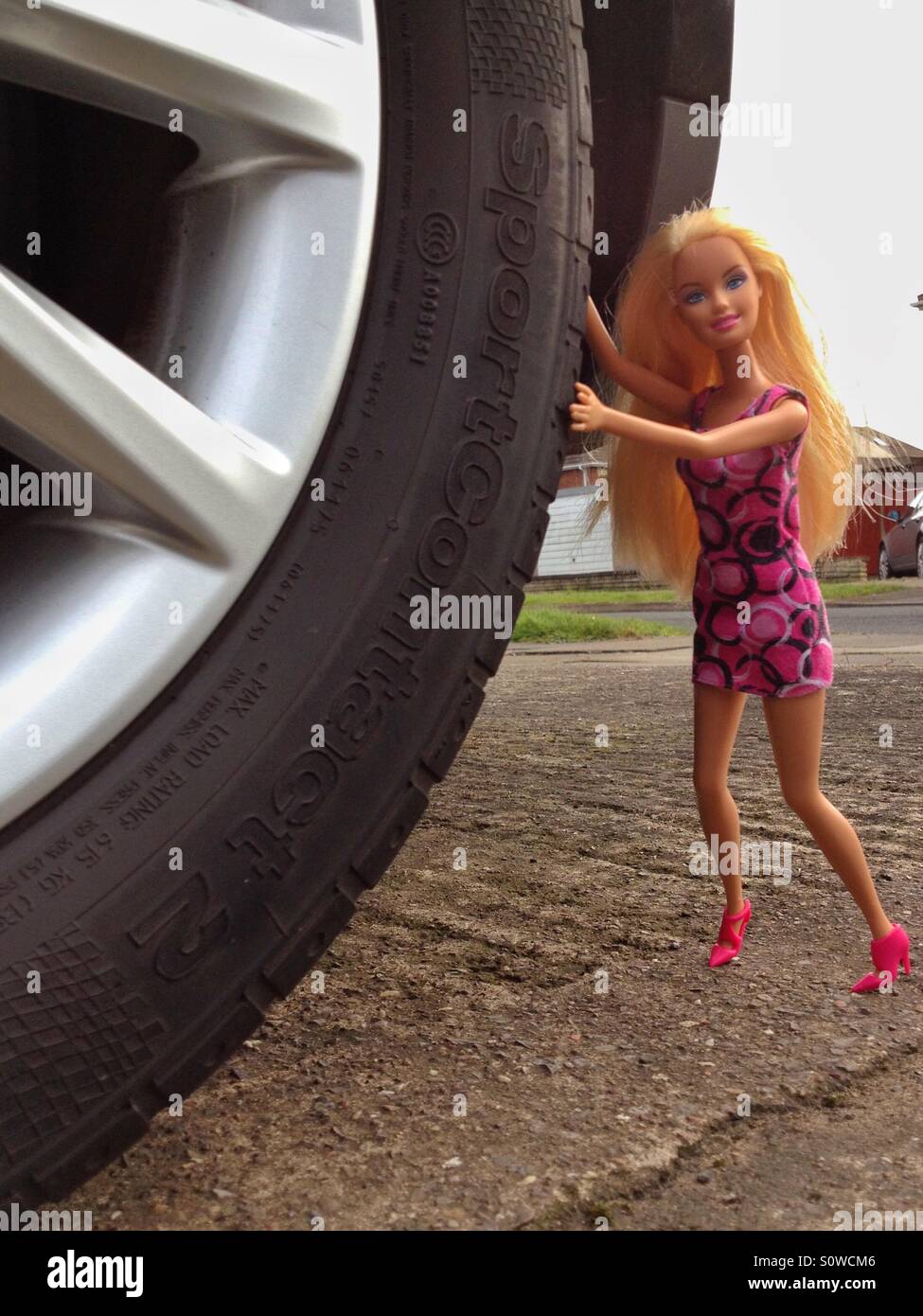 Barbie lending a hand - Smartphone Captured Stock Image