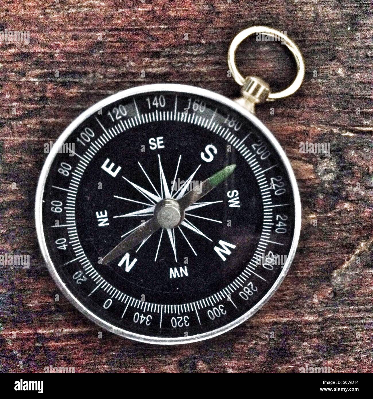 Small pocket compass stock photo. Image of vertical, navigation