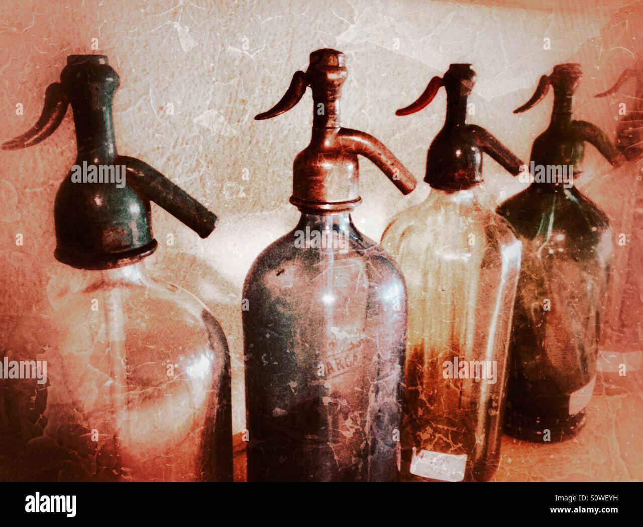 Vintage bottles Stock Photo