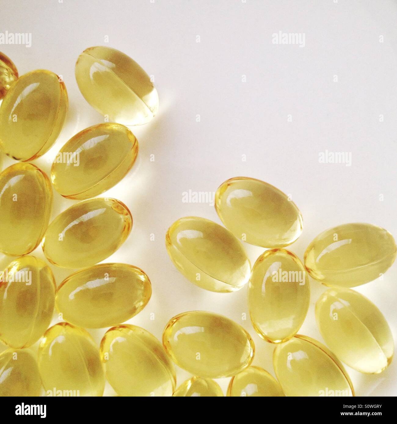 Cod liver oil capsules hi-res stock photography and images - Alamy