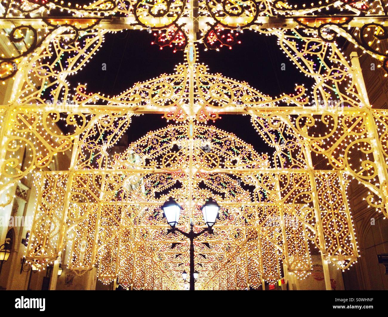 Beautiful Christmas decorations Stock Photo - Alamy