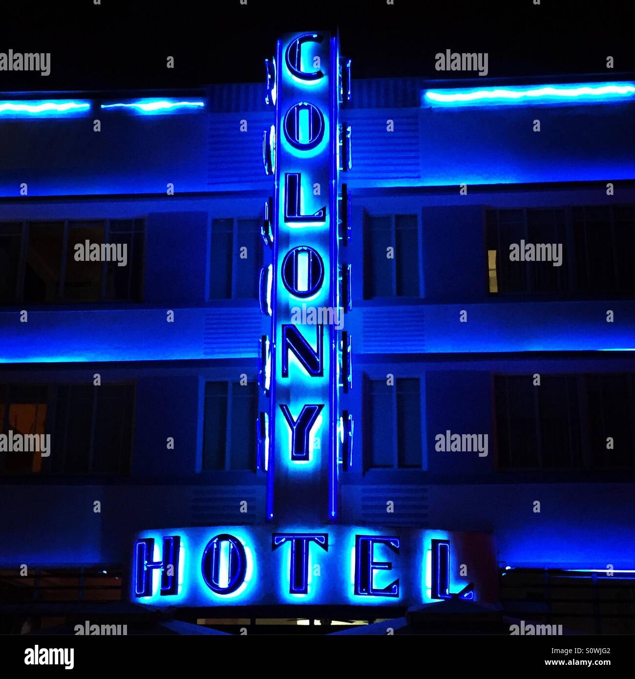 Art Deco hotel Miami Florida USA Stock Photo Alamy