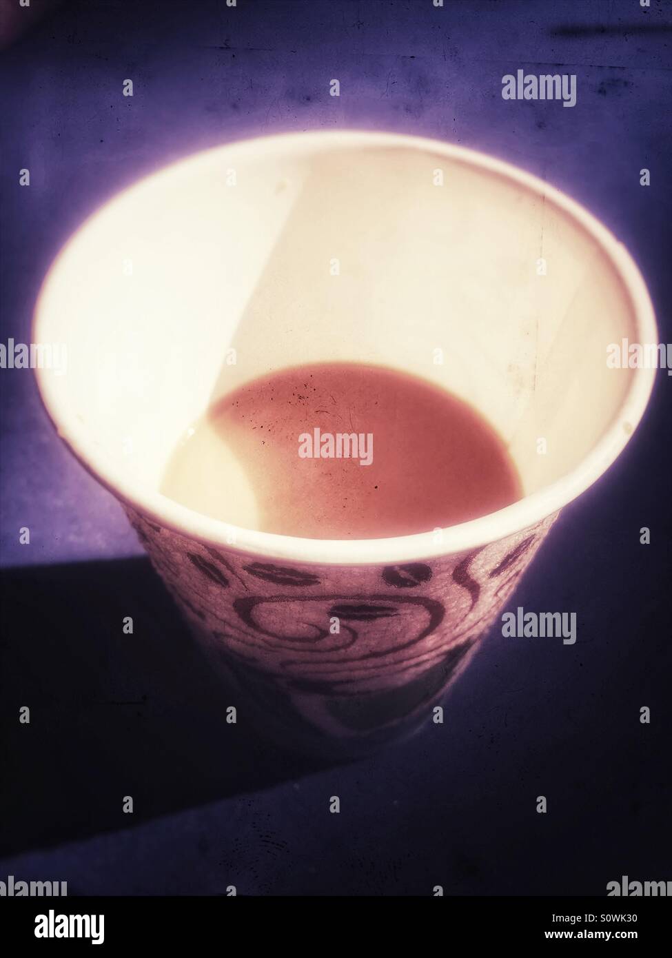 Takeout coffee cup - Smartphone Captured Stock Image