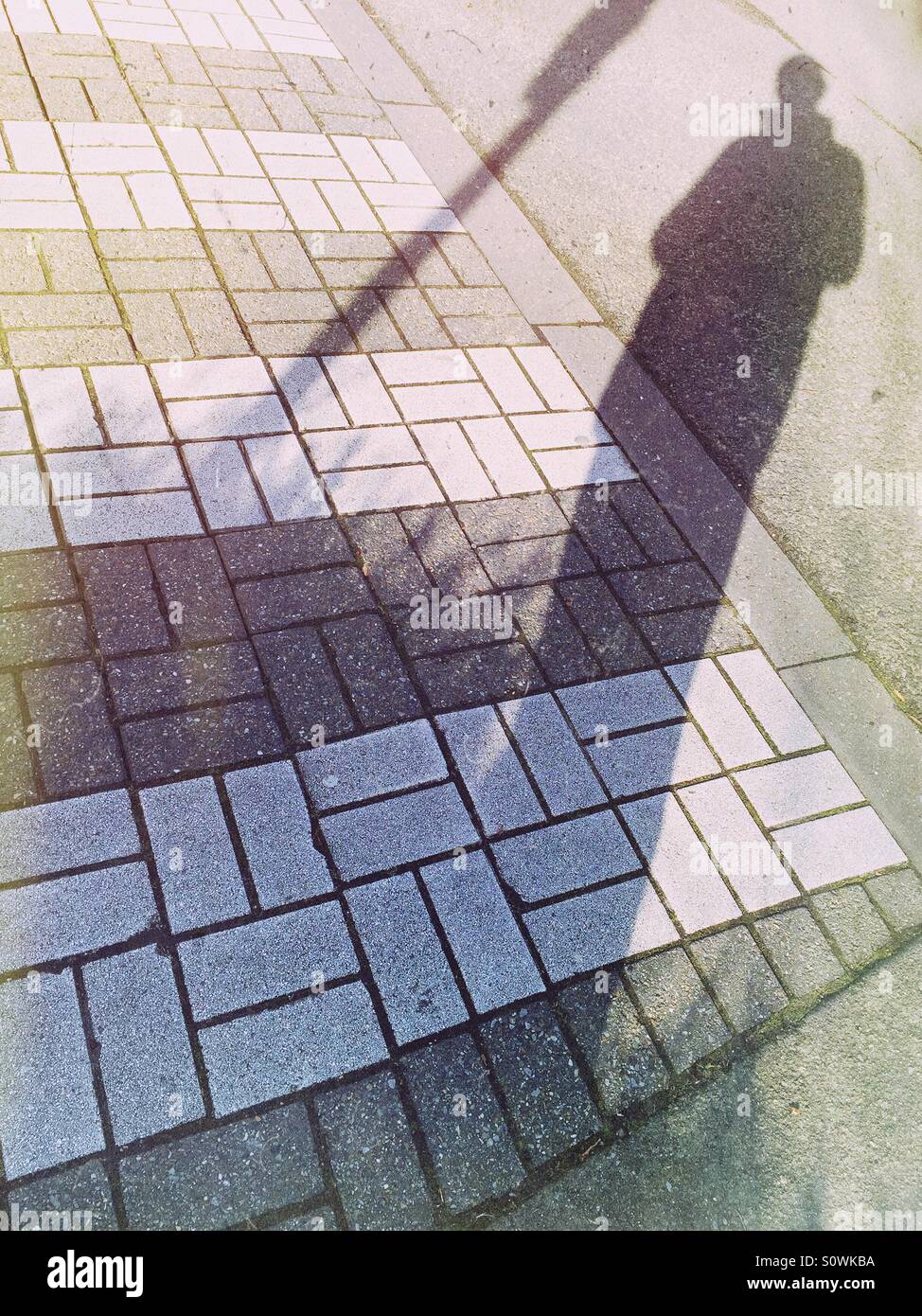 Crossing the street - Smartphone Captured Stock Image