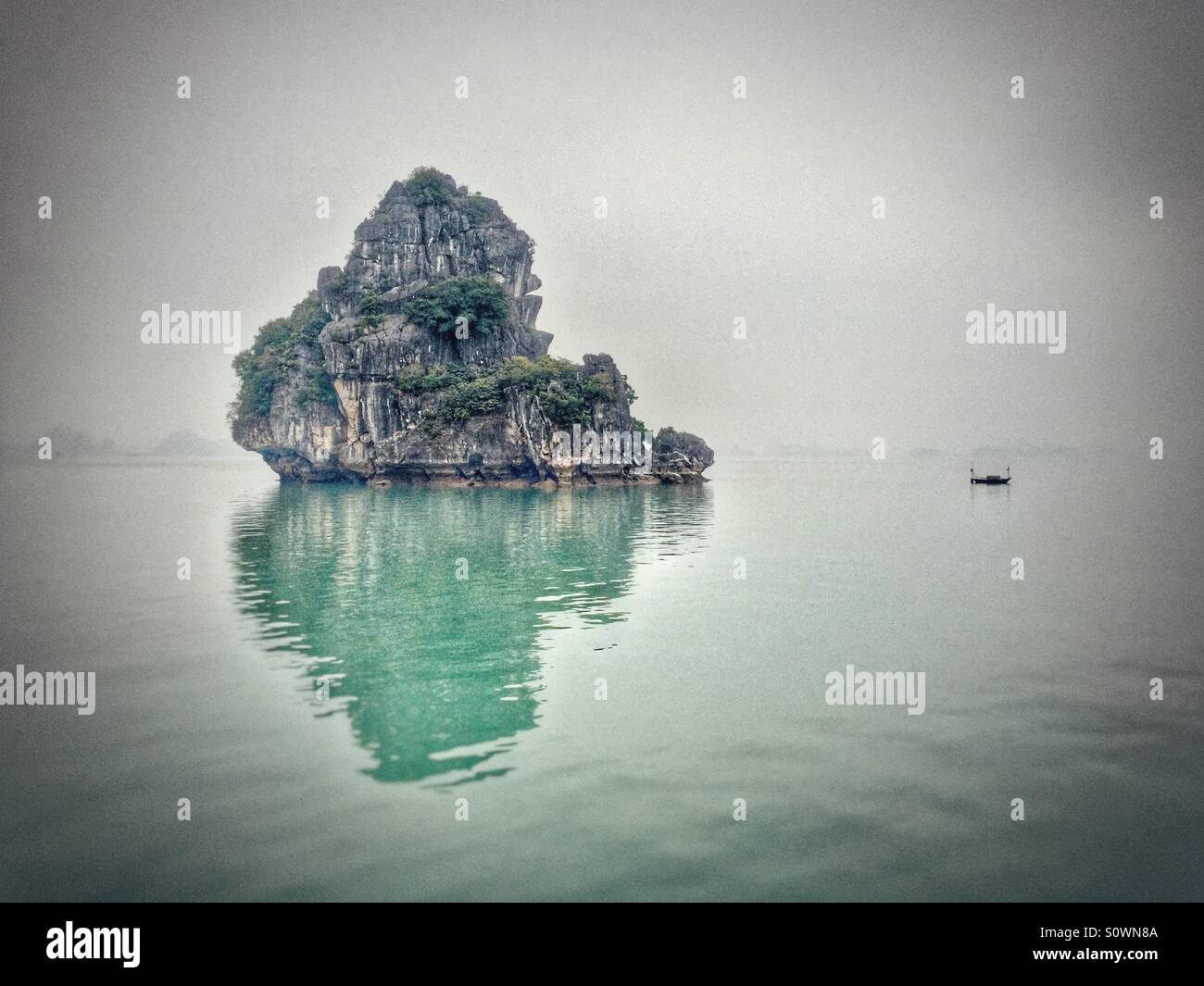 Halong bay Vietnam nature landscape - Smartphone Captured Stock Image
