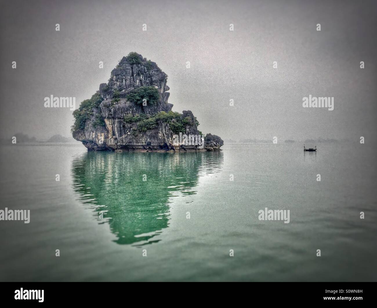 Halong bay Vietnam nature landscape - Smartphone Captured Stock Image