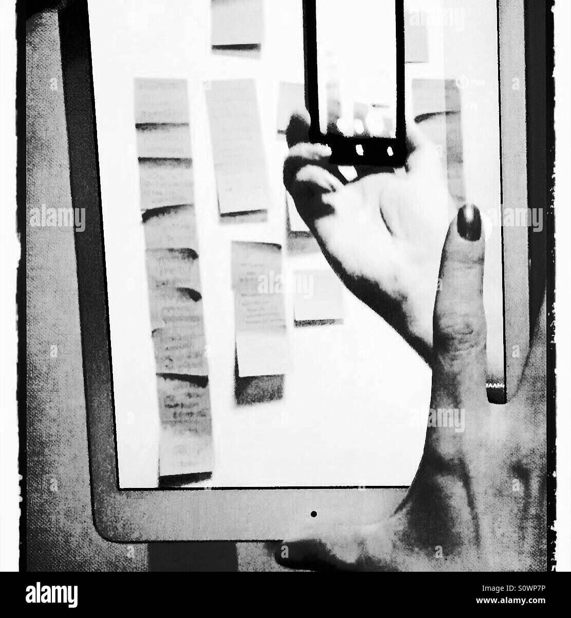 Ipad Black and White Stock Photos & Images Alamy