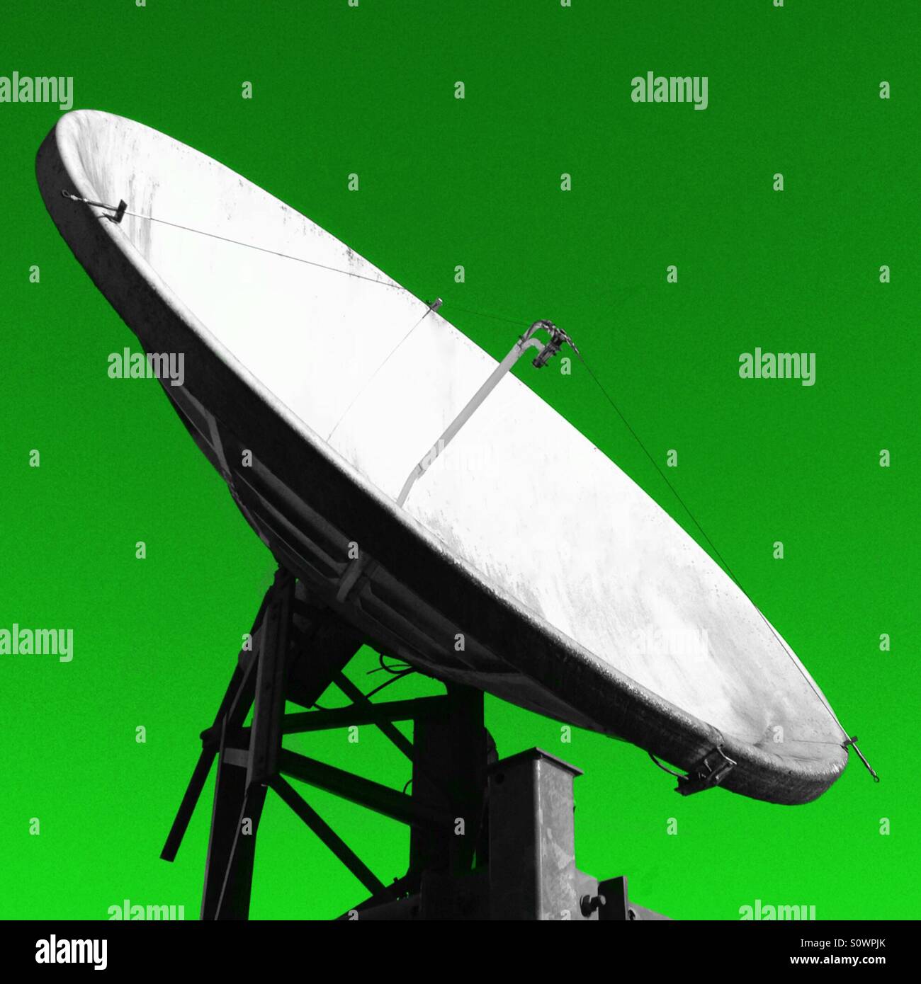 Satellite dish - Smartphone Captured Stock Image