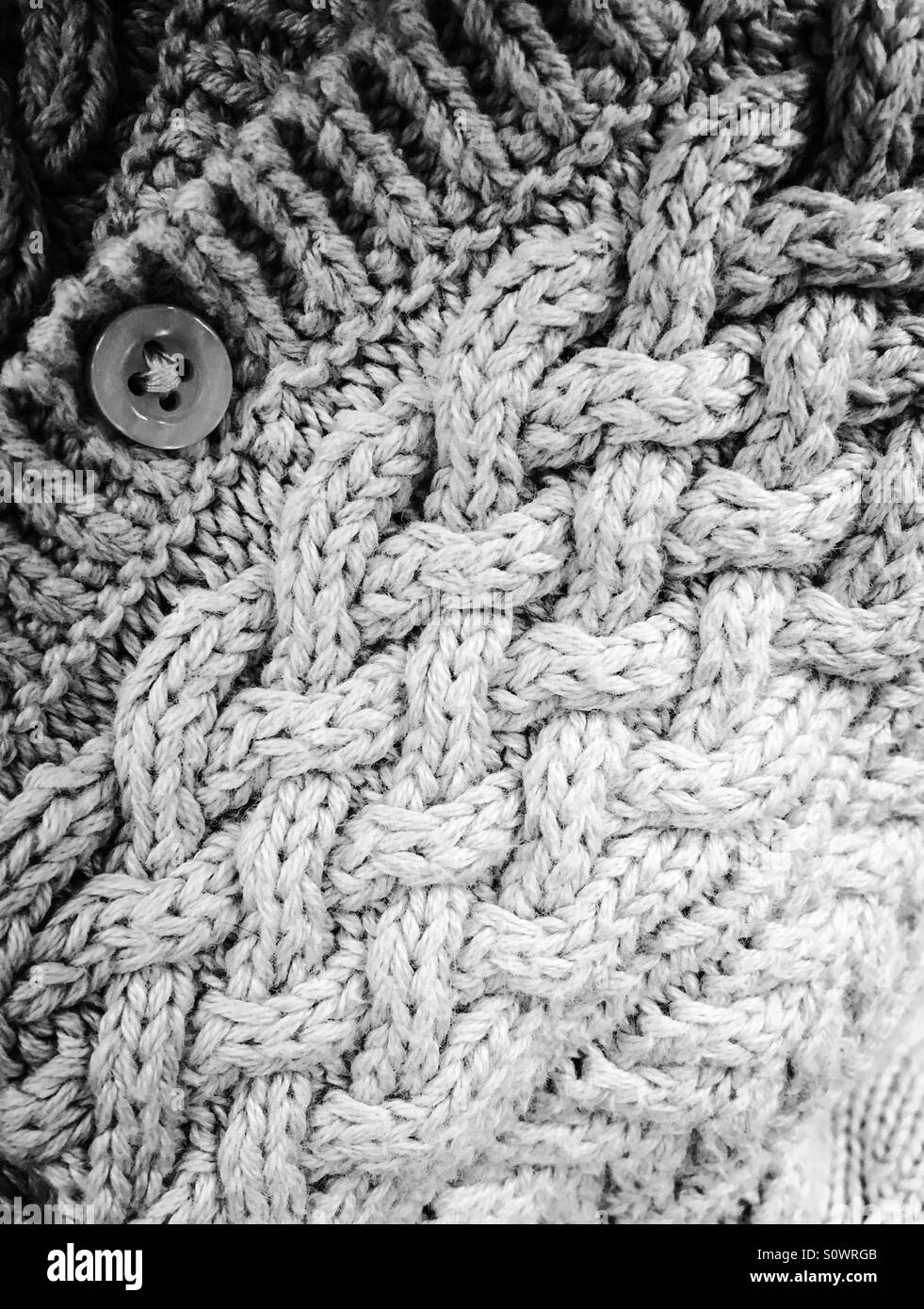 Black and white knit sweater Black and White Stock Photos & Images Alamy