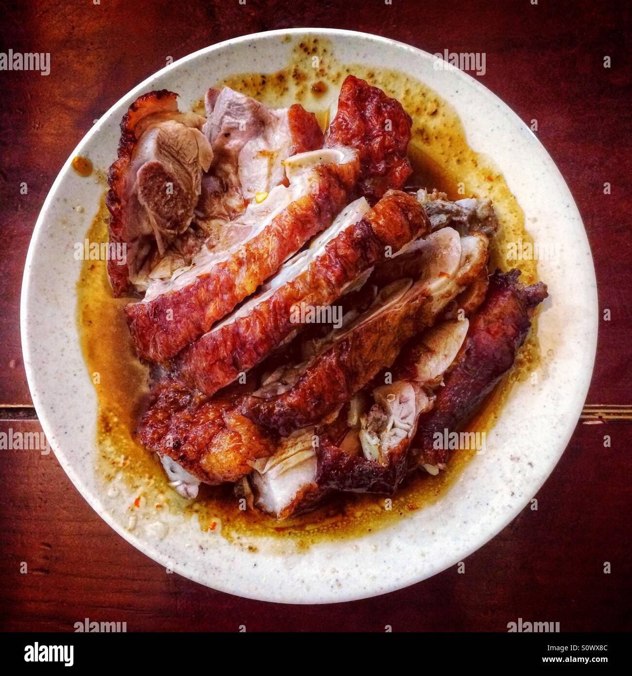 Roast duck - Smartphone Captured Stock Image