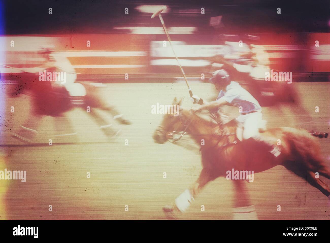 Polo game - Smartphone Captured Stock Image