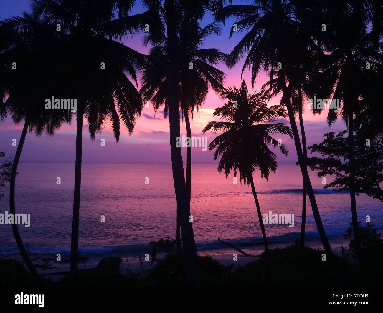 Mentawai sunset Stock Photo