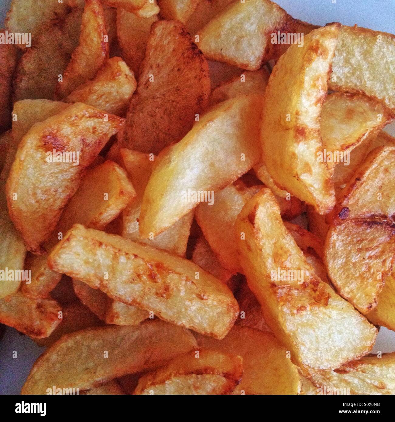 Fries or chips. - Smartphone Captured Stock Image