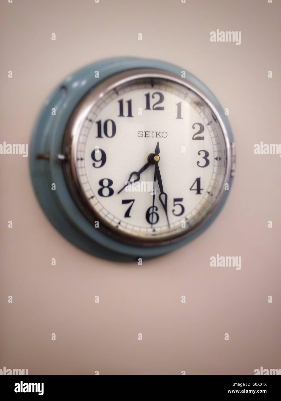 Vintage clock seiko Stock Photo - Alamy