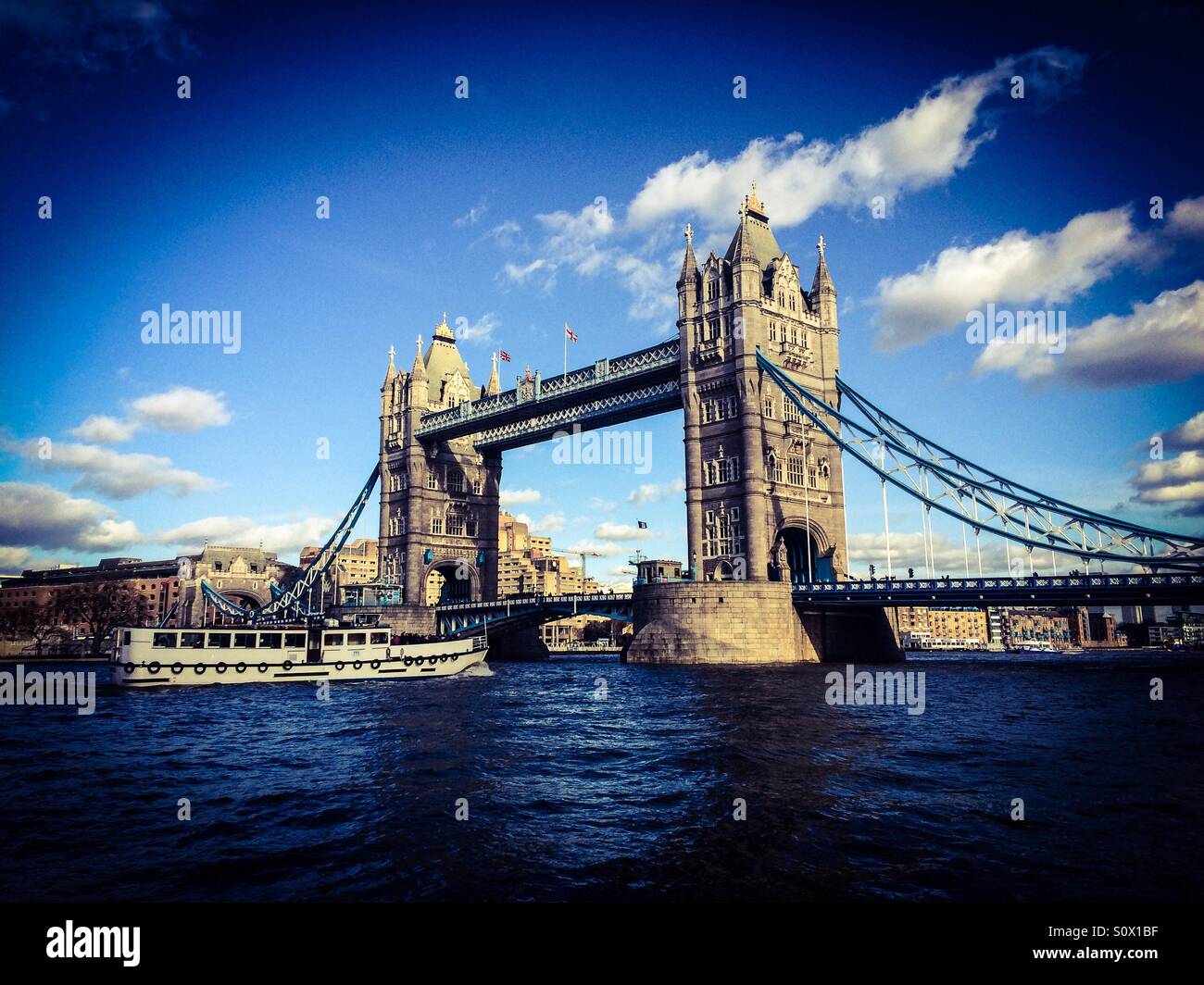Tower Bridge, City of London - Smartphone Captured Stock Image