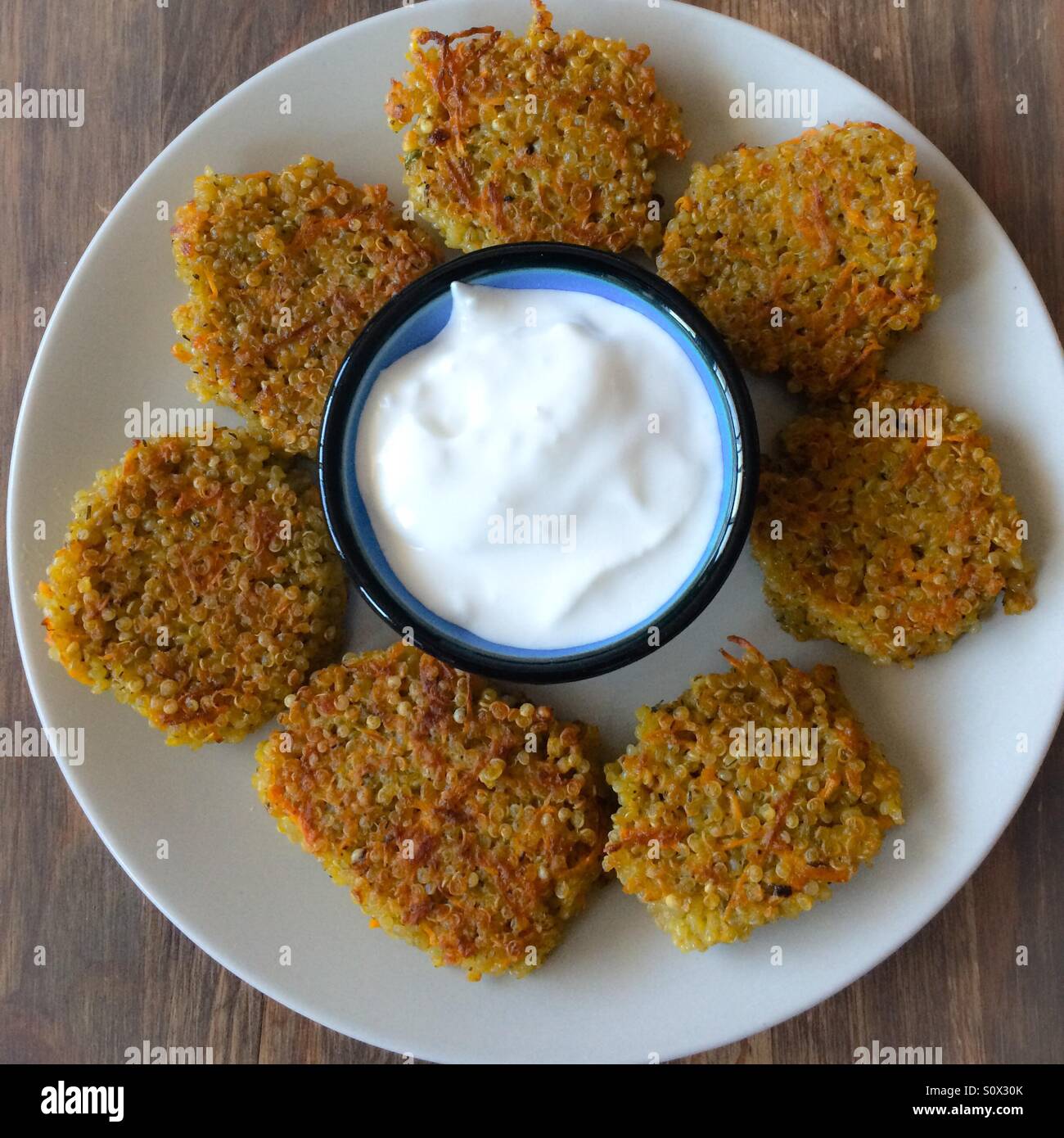 Quinoa and carrots patties Stock Photo Alamy