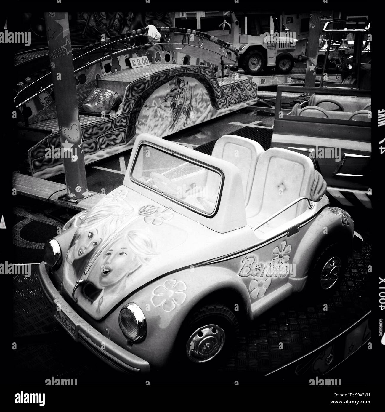 A fairground ride - Smartphone Captured Stock Image