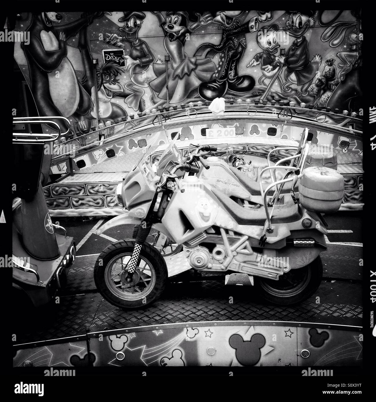 A fairground ride - Smartphone Captured Stock Image