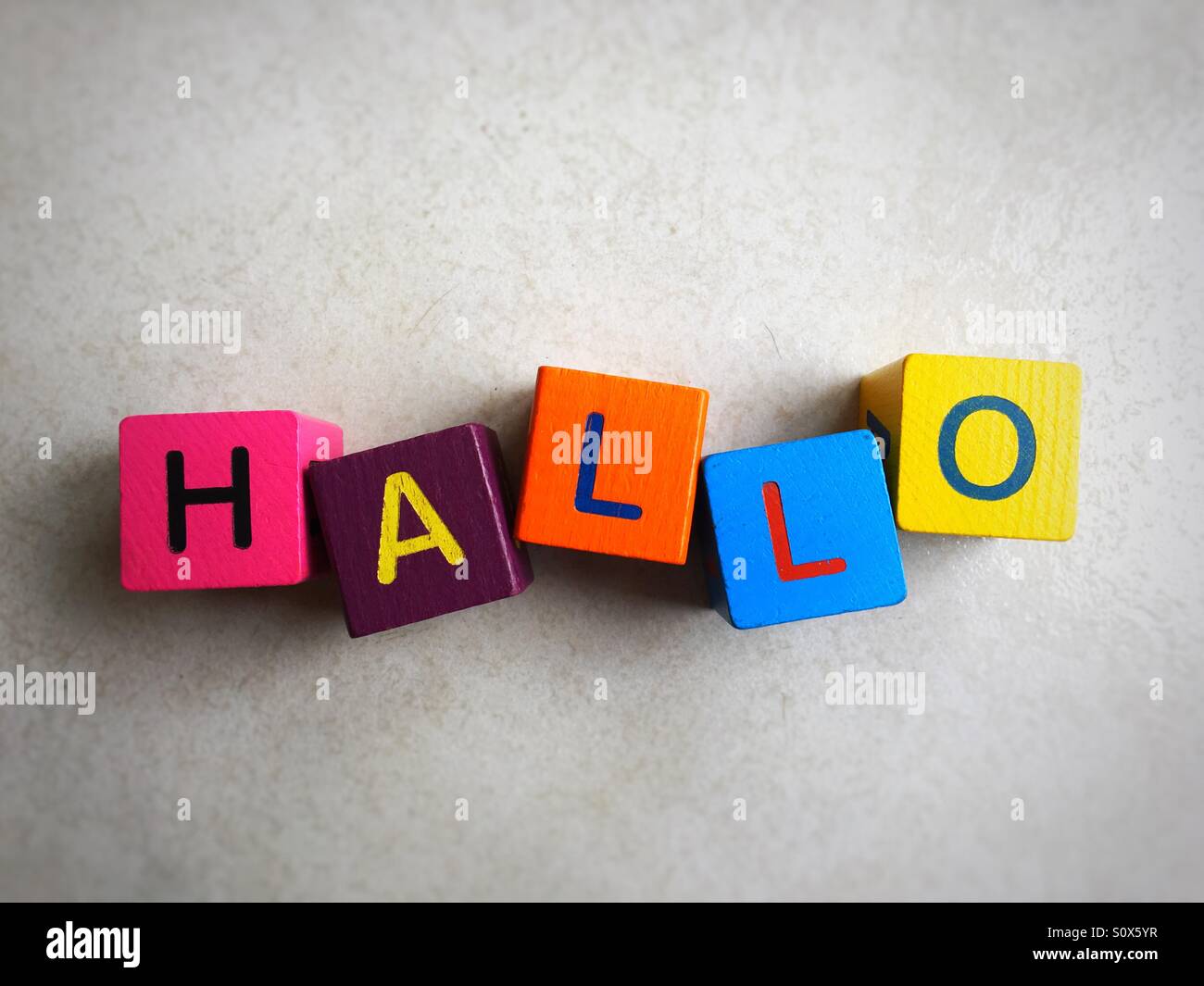 Hallo,hello - Smartphone Captured Stock Image