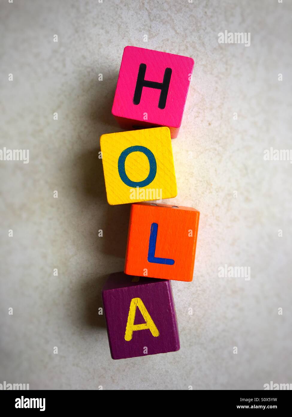 Hola,hello - Smartphone Captured Stock Image