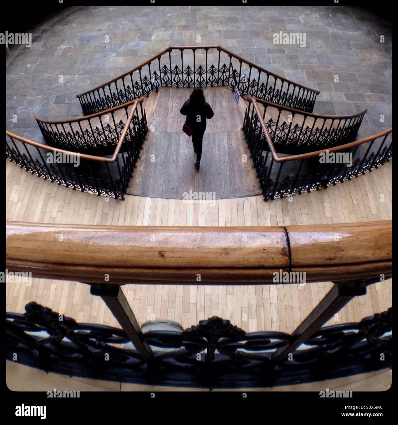 Interior of The Corn Exchange, Leeds, England. - Smartphone Captured Stock Image