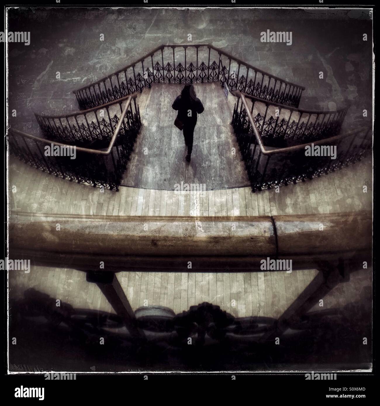 Interior of The Corn Exchange, Leeds, England. - Smartphone Captured Stock Image