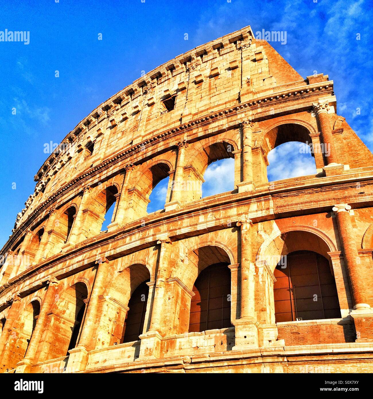 Colosseum in Rome Stock Photo
