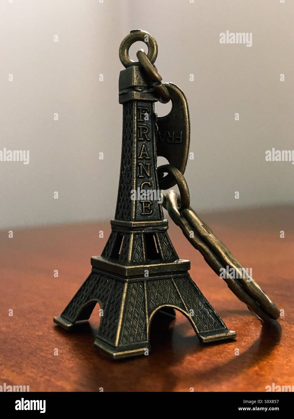 Miniature Eiffel Tower Stock Photo