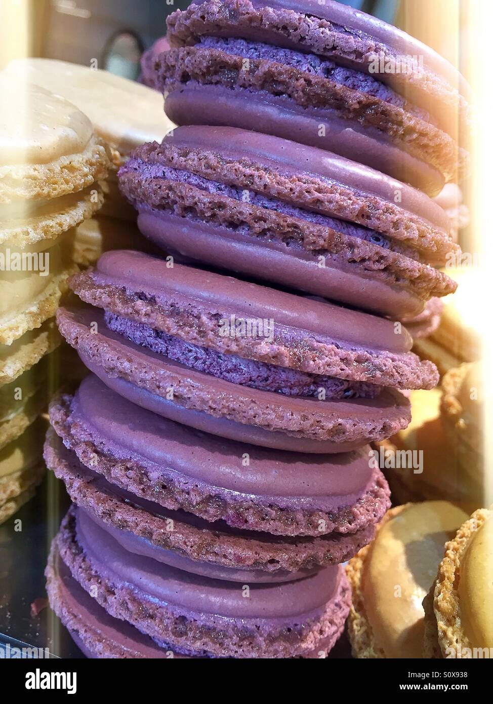 French macarons - Smartphone Captured Stock Image