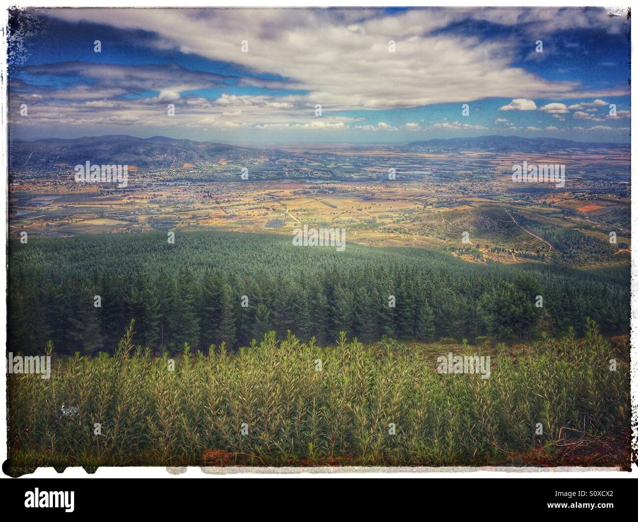 Rural landscape, Western Cape Province, South Africa. - Smartphone Captured Stock Image