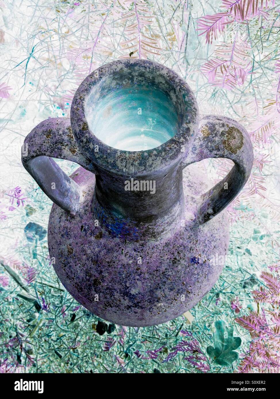 Stone jar - Smartphone Captured Stock Image