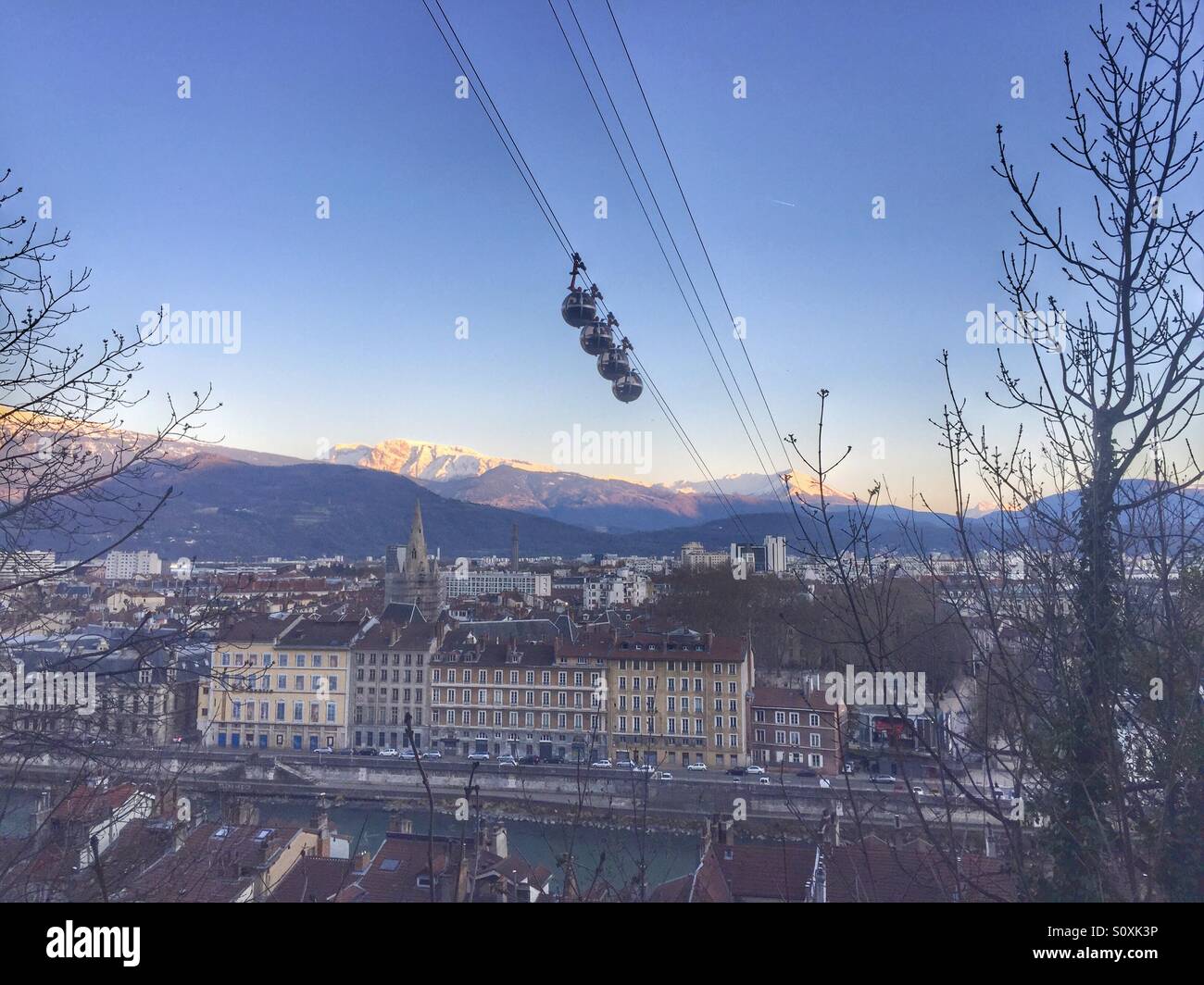 Lift Grenoble France - Smartphone Captured Stock Image