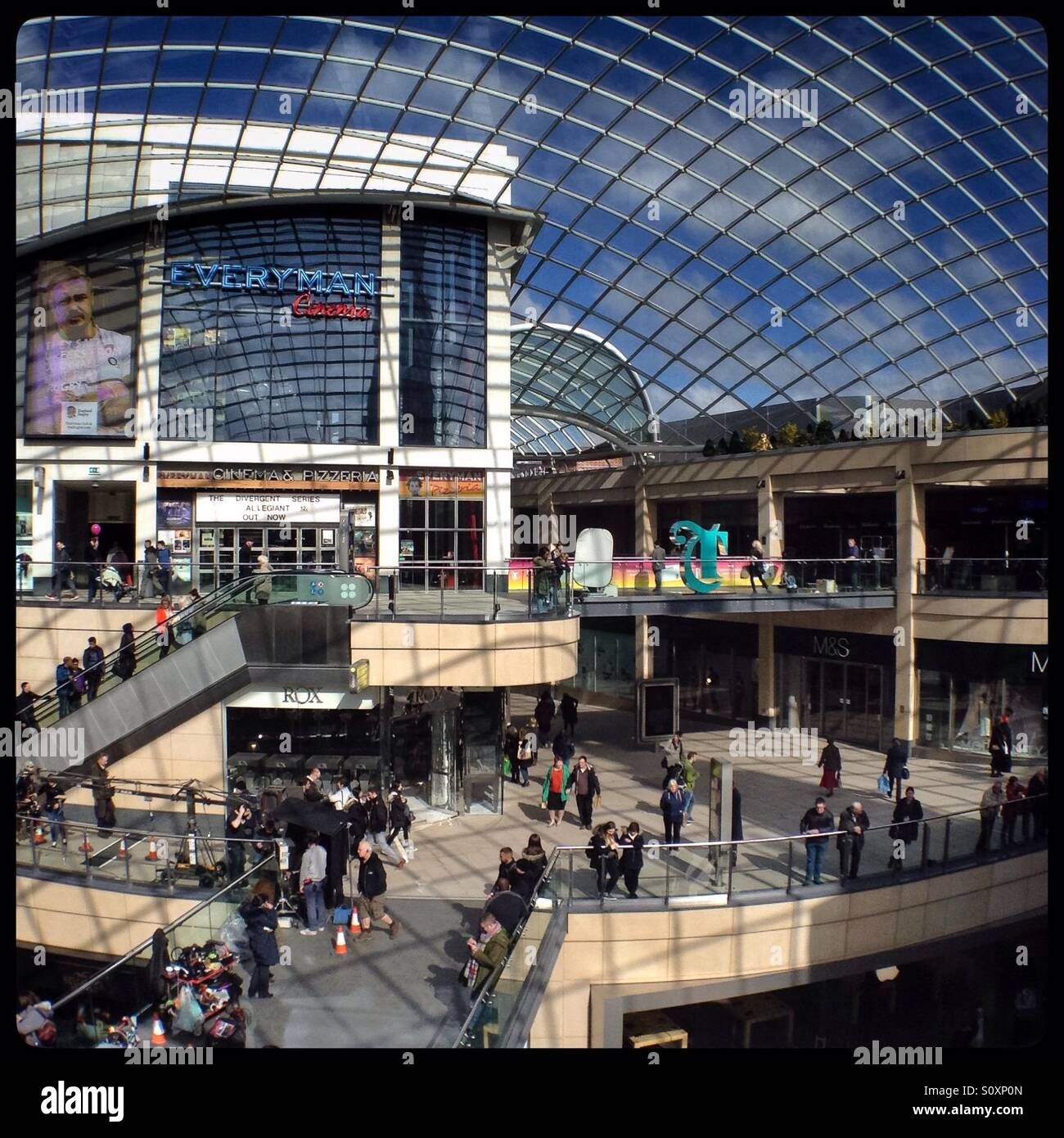 The Trinity shopping centre, Leeds, England Stock Photo Alamy