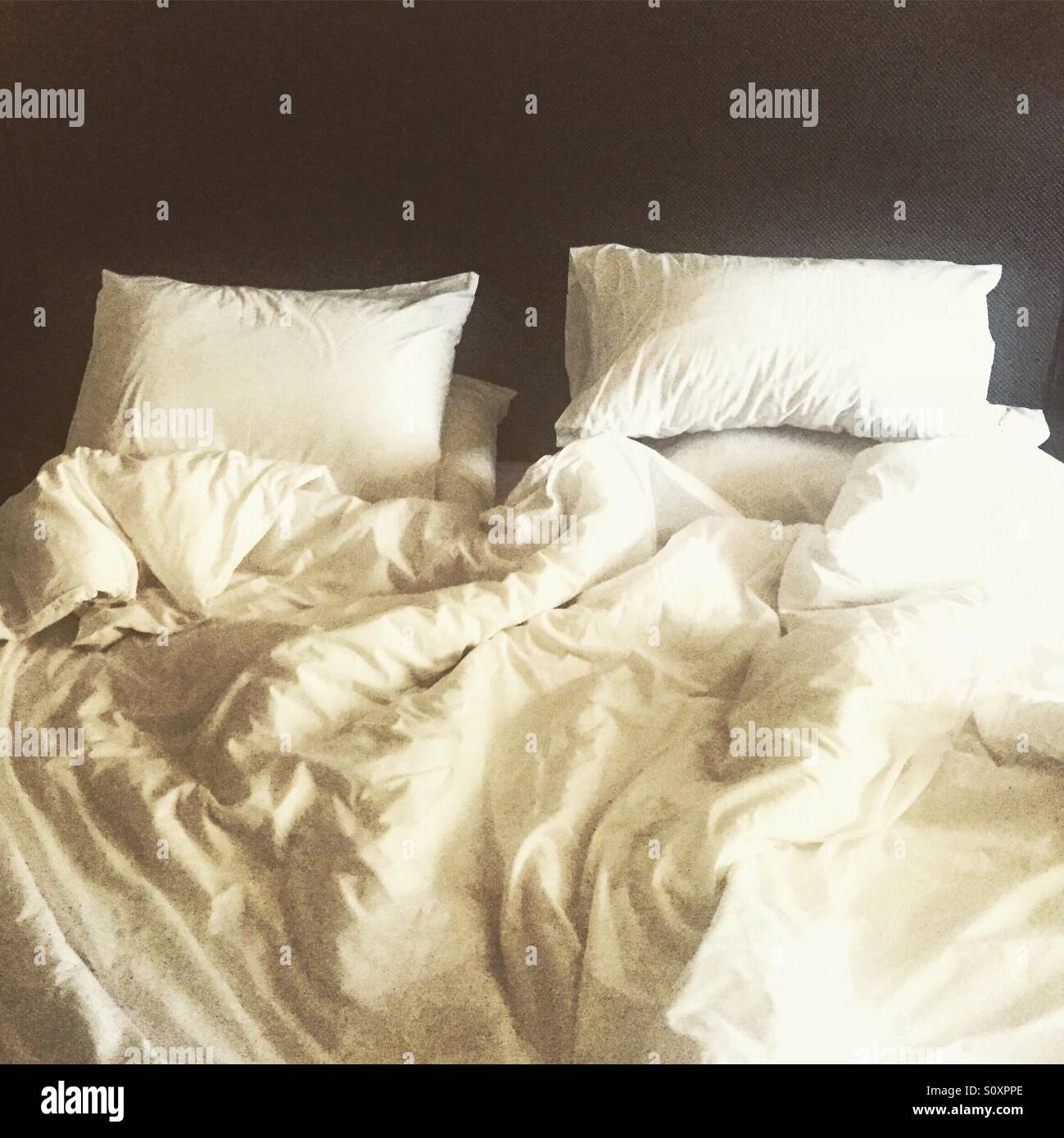 Wrinkled bed hi-res stock photography and images - Alamy