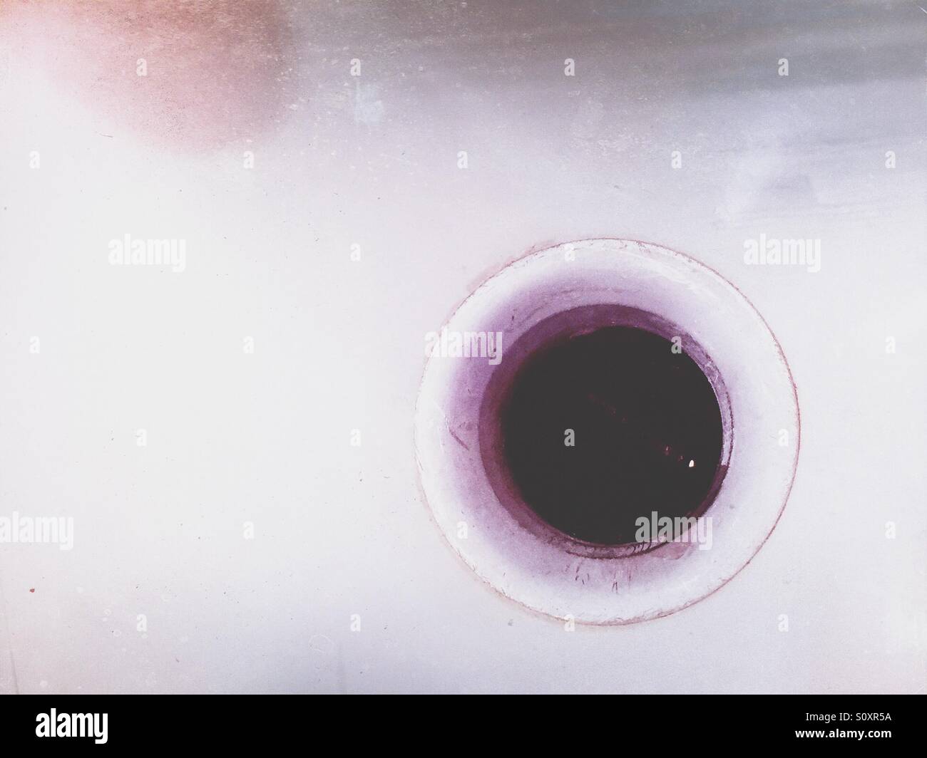 Plug hole - Smartphone Captured Stock Image