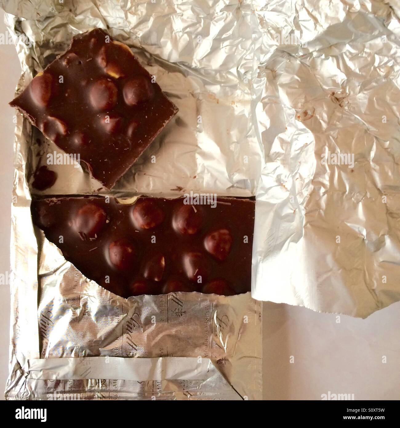 Dark chocolate wrapper hires stock photography and images Alamy