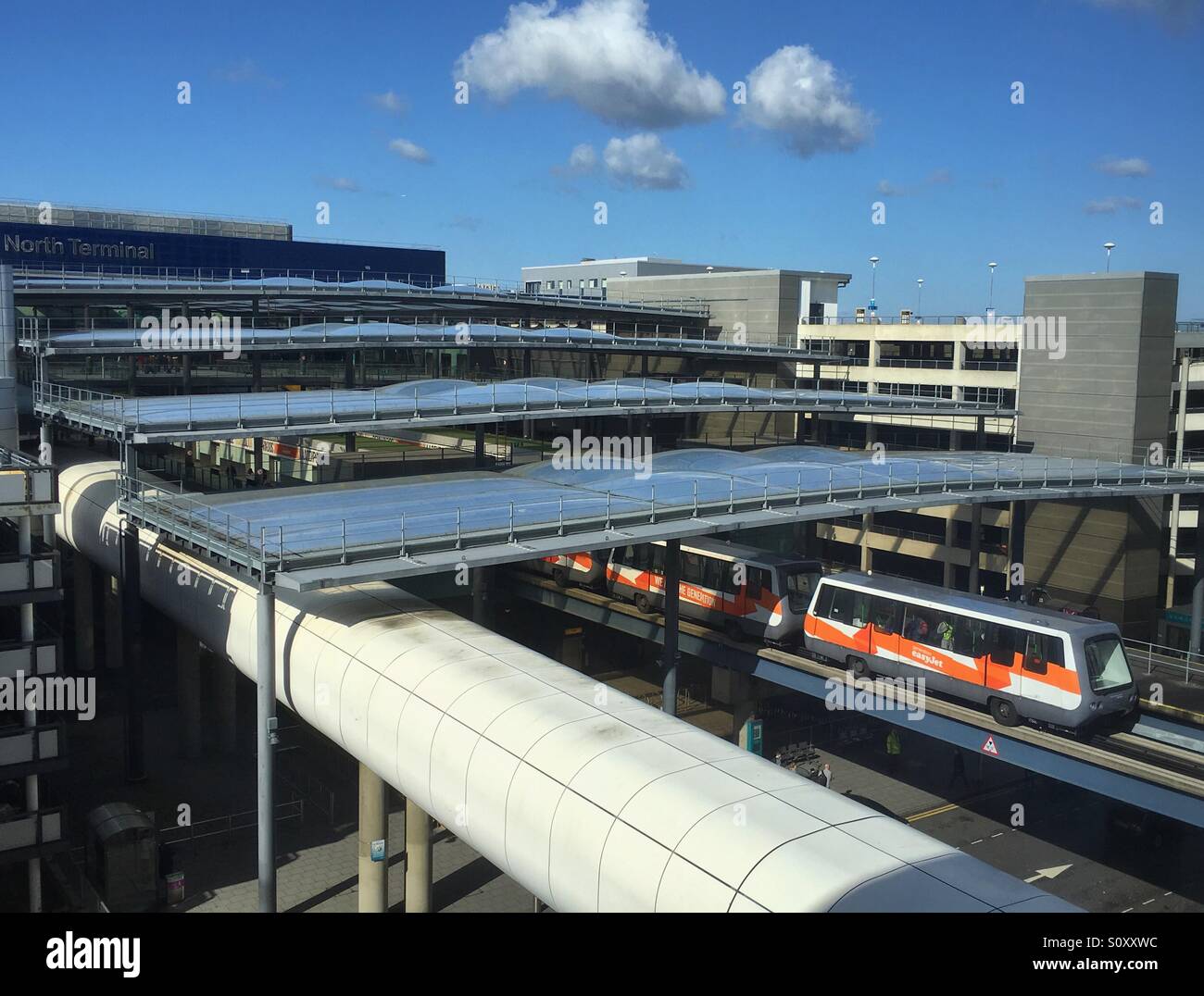 Gatwick airport shuttle train hires stock photography and images Alamy