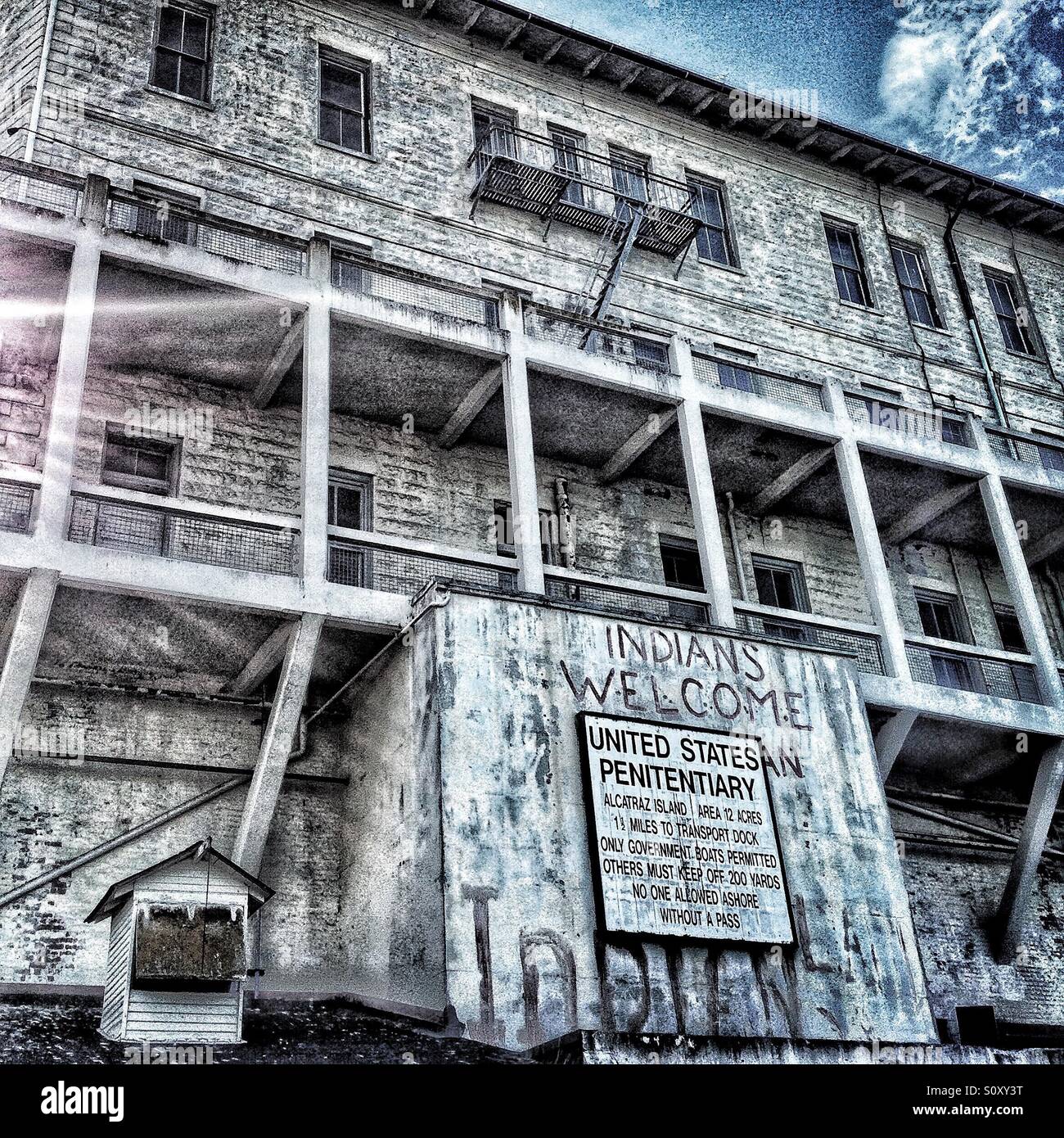Alcatraz prison Stock Photo