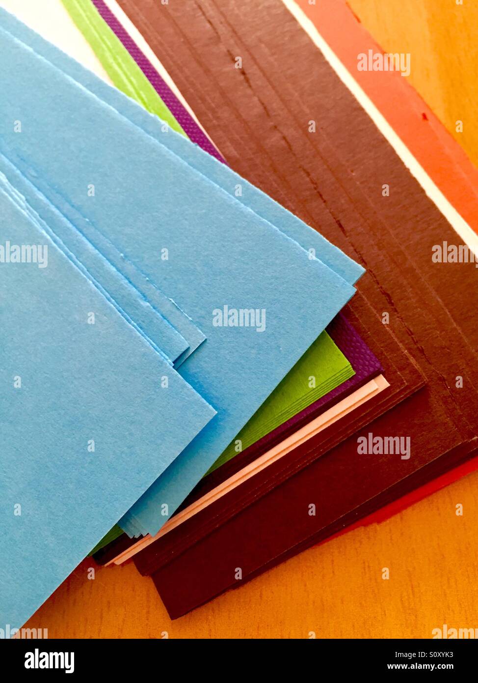 Coloured paper texture hires stock photography