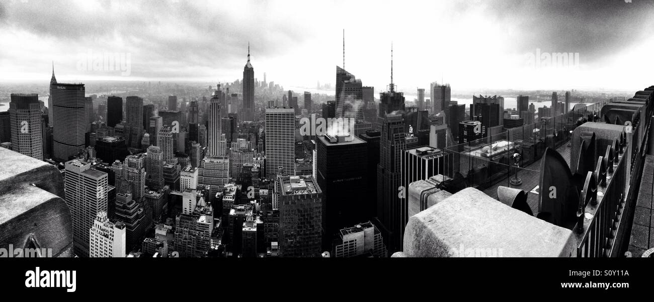 Manhattan skyline, New York City, United States of America. - Smartphone Captured Stock Image