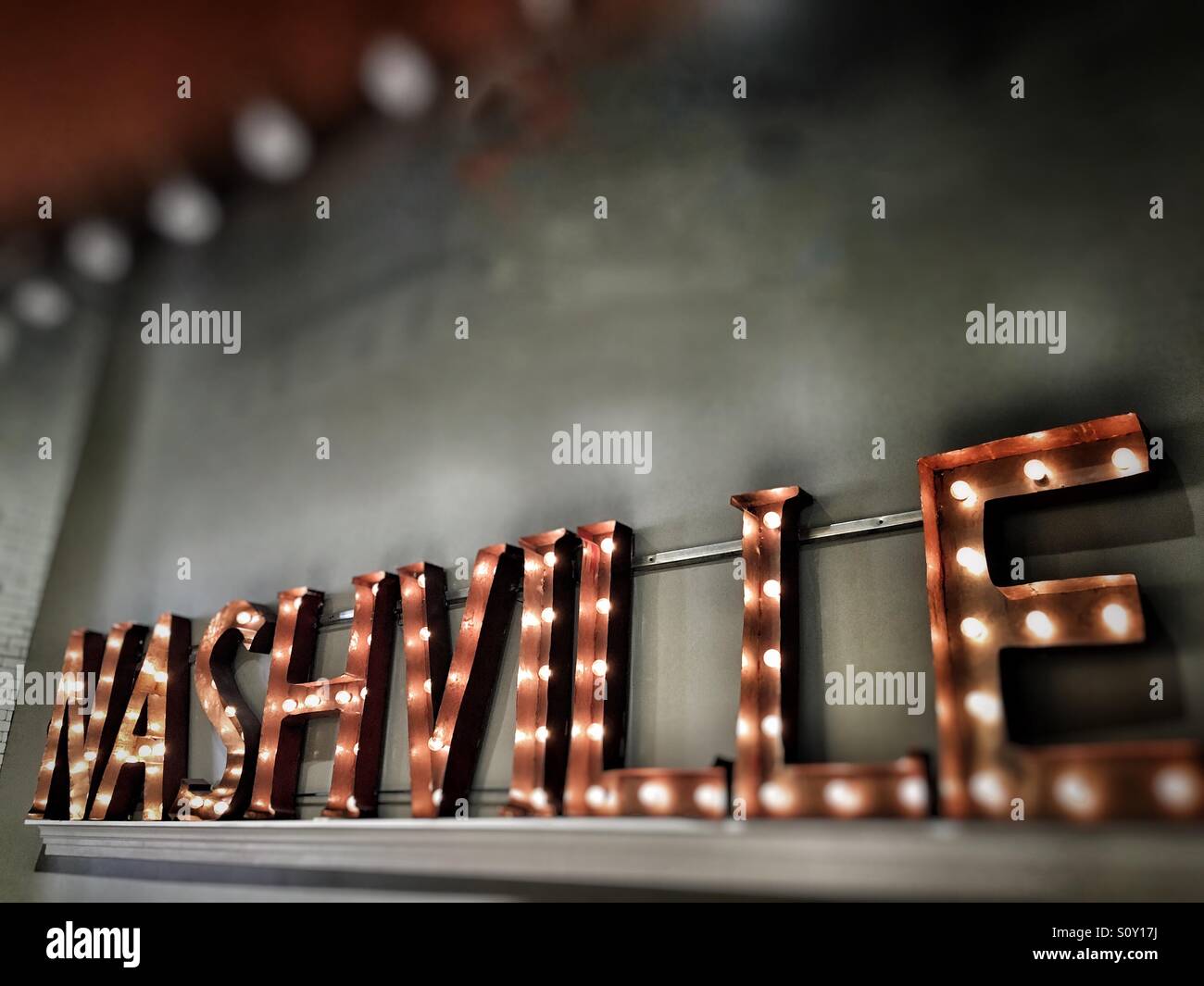 Nashville sign Stock Photo