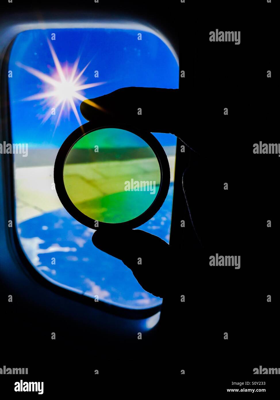 Window inside outside - Smartphone Captured Stock Image