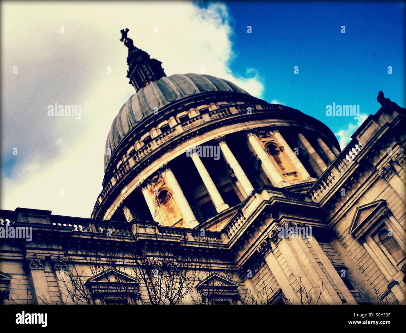 St. Paul's Cathedral, City of London, Central London, England, United Kingdom, Europe Stock Photo