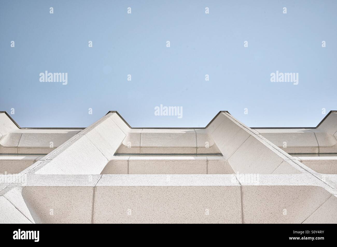 White Architecture Design - Smartphone Captured Stock Image