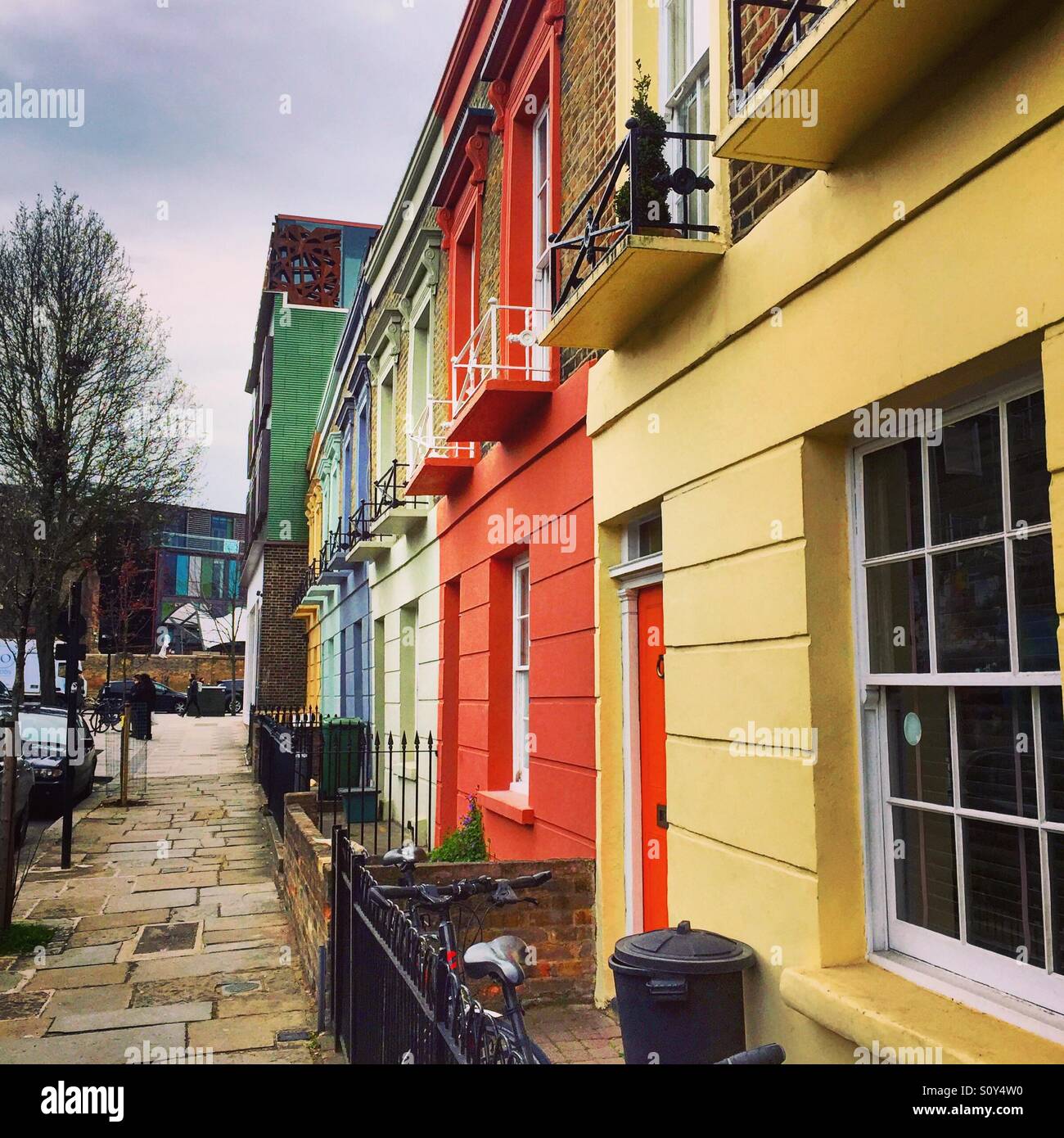 Houses in Camden, London Stock Photo