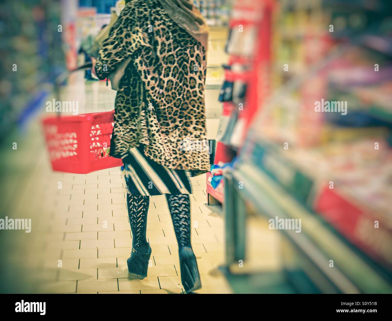 Street fashion - Smartphone Captured Stock Image