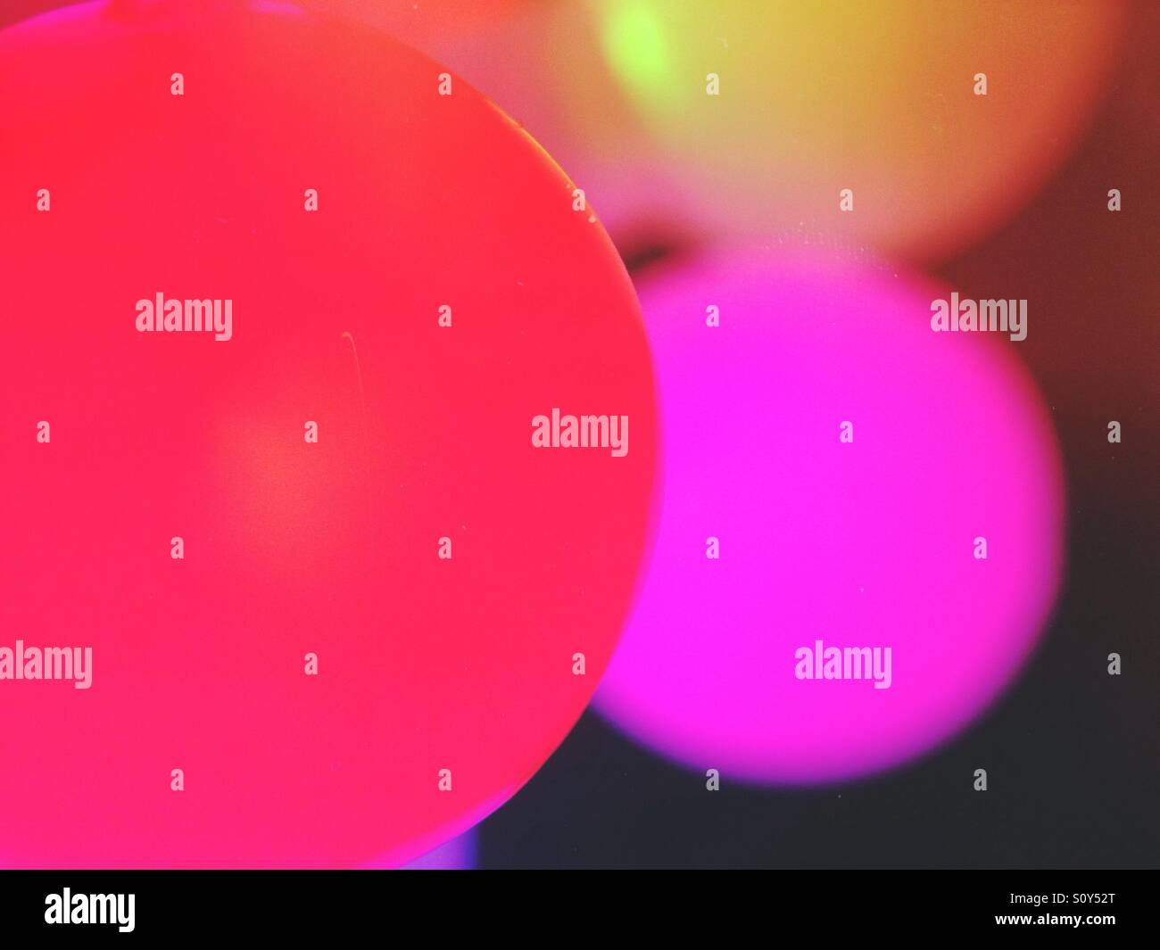 Abstract image of Christmas tree lights - Smartphone Captured Stock Image