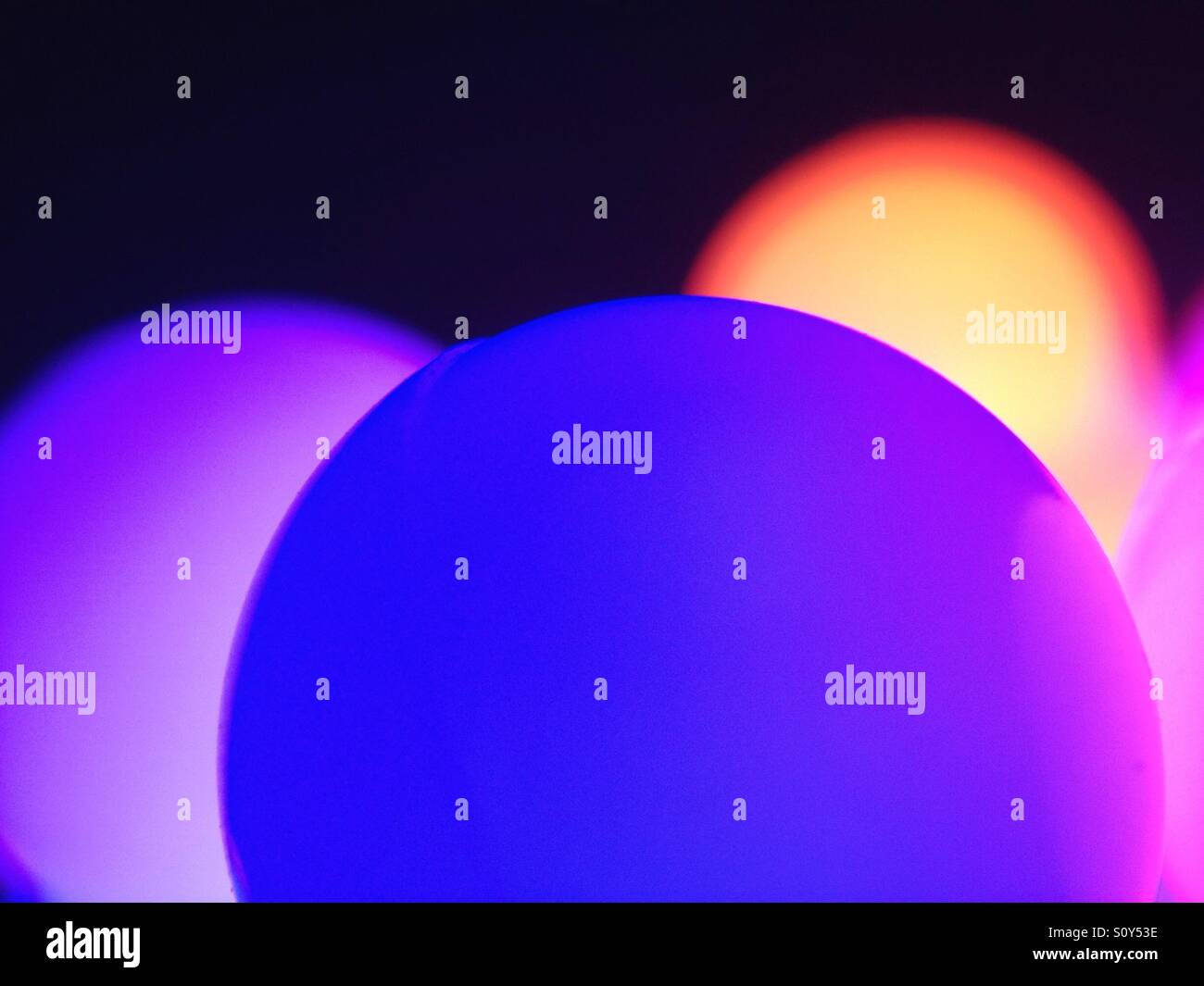 Abstract image of Christmas tree lights - Smartphone Captured Stock Image