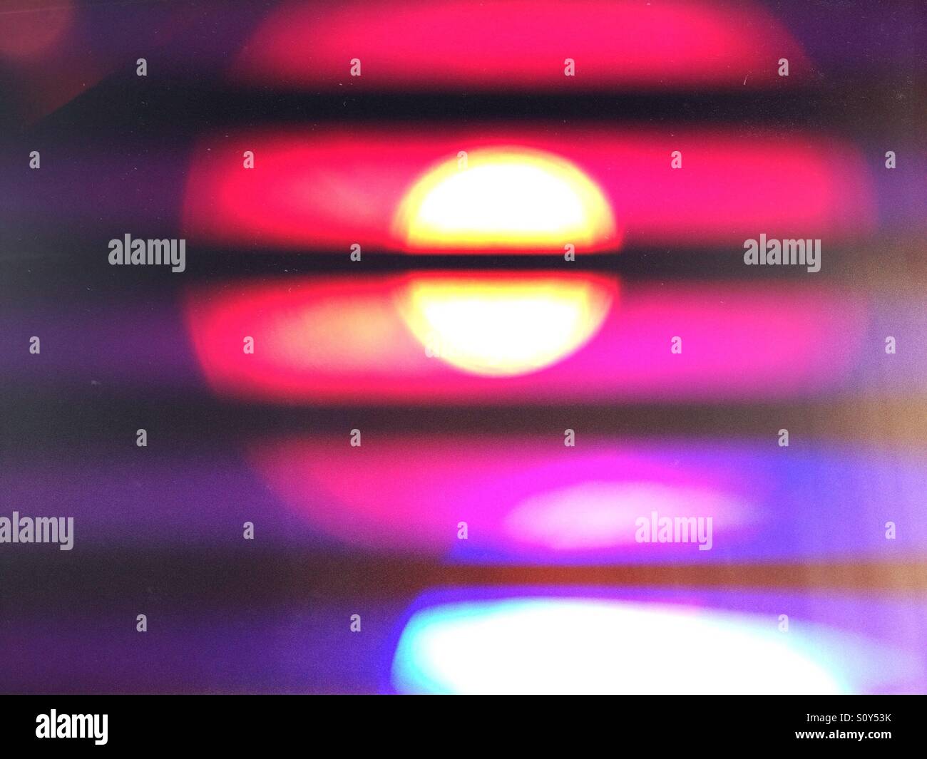 Abstract image of Christmas tree lights - Smartphone Captured Stock Image
