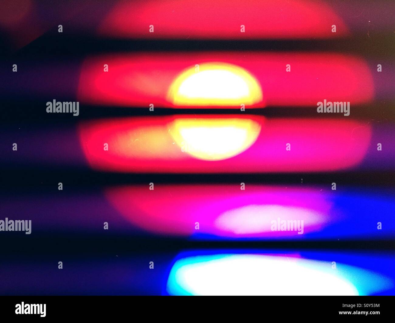 Abstract image of Christmas tree lights - Smartphone Captured Stock Image